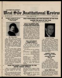 West Side Institutional Review Vol. XIV No. 37