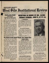 West Side Institutional Review Vol. XIV No. 40