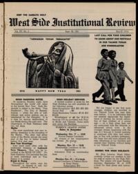 West Side Institutional Review Vol. XV No. 03