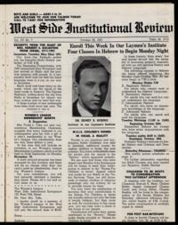 West Side Institutional Review Vol. XV No. 07