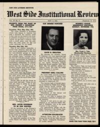 West Side Institutional Review Vol. XV No. 09