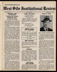 West Side Institutional Review Vol. XV No. 10
