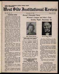 West Side Institutional Review Vol. XV No. 15