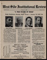 West Side Institutional Review Vol. XV No. 18