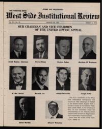 West Side Institutional Review Vol. XV No. 29