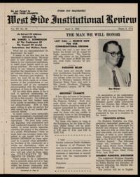 West Side Institutional Review Vol. XV No. 30