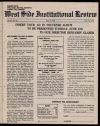 West Side Institutional Review Vol. XV No. 35