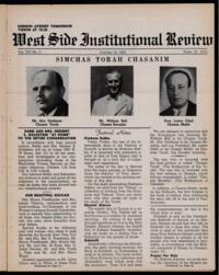 West Side Institutional Review Vol. XVI No. 05