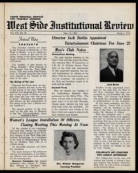 West Side Institutional Review Vol. XVI No. 36