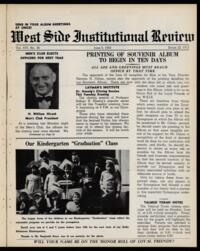 West Side Institutional Review Vol. XVI No. 39