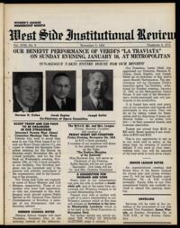 West Side Institutional Review Vol. XVIII No. 09