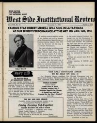 West Side Institutional Review Vol. XVIII No. 13