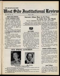 West Side Institutional Review Vol. XVIII No. 35