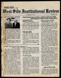 West Side Institutional Review Vol. XIX No. 01