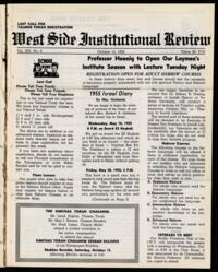 West Side Institutional Review Vol. XIX No. 06