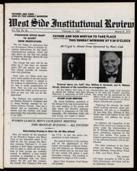West Side Institutional Review Vol. XIX No. 22