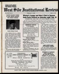 West Side Institutional Review Vol. XIX No. 24