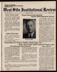 West Side Institutional Review Vol. XIX No. 27