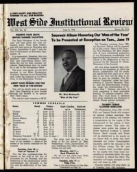 West Side Institutional Review Vol. XIX No. 40