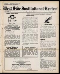 West Side Institutional Review Vol. XX No. 02
