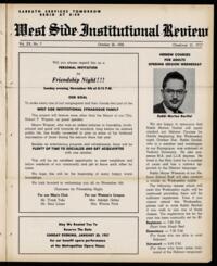 West Side Institutional Review Vol. XX No. 07