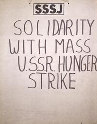 Solidarity with mass USSR hunger strike