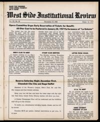 West Side Institutional Review Vol. XX No. 10