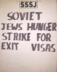 Soviet Jews hunger strike for exit visas