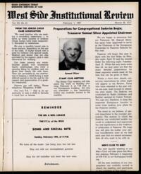West Side Institutional Review Vol. XX No. 21