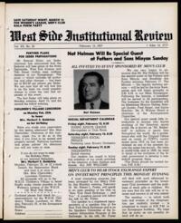 West Side Institutional Review Vol. XX No. 23