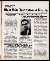 West Side Institutional Review Vol. XX No. 26