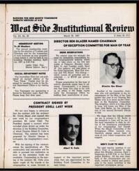 West Side Institutional Review Vol. XX No. 29