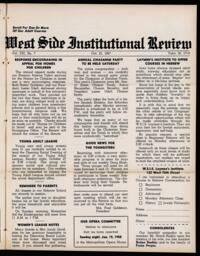 West Side Institutional Review Vol. XXI No. 07
