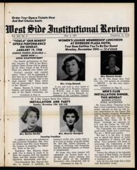 West Side Institutional Review Vol. XXI No. 09