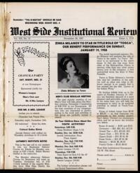 West Side Institutional Review Vol. XXI No. 12