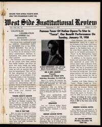 West Side Institutional Review Vol. XXI No. 13