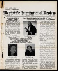 West Side Institutional Review Vol. XXI No. 14