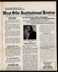 West Side Institutional Review Vol. XXI No. 16