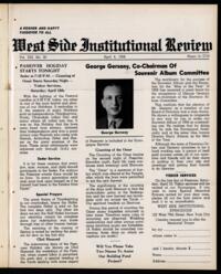 West Side Institutional Review Vol. XXI No. 30