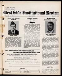 West Side Institutional Review Vol. XXI No. 38