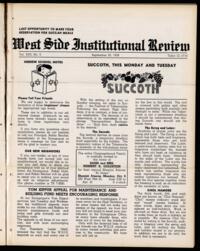 West Side Institutional Review Vol. XXII No. 03