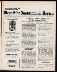 West Side Institutional Review Vol. XXII No. 05