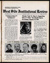 West Side Institutional Review Vol. XXII No. 13