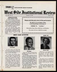 West Side Institutional Review Vol. XXII No. 19