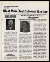 West Side Institutional Review Vol. XXII No. 24