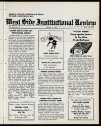 West Side Institutional Review Vol. XXII No. 26