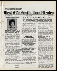 West Side Institutional Review Vol. XXII No. 31