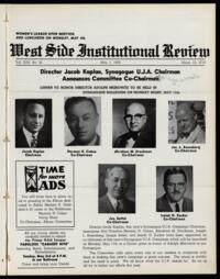 West Side Institutional Review Vol. XXII No. 34