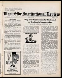 West Side Institutional Review Vol. XXII No. 37