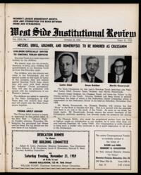 West Side Institutional Review Vol. XXIII No. 07